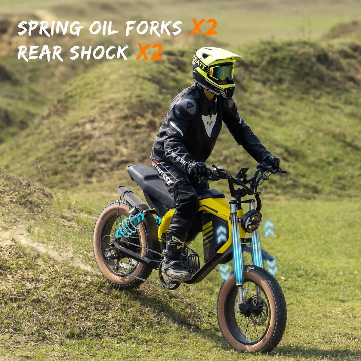 Luckeep M5 Electric Bike for Adults/Teen, 1500W Peak Motor, Max 32MPH, 48V 15AH Battery, Max 60 Miles Electric