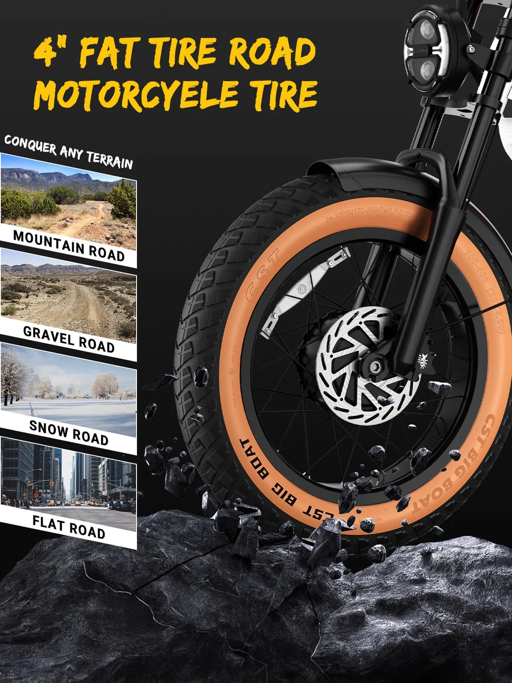 Luckeep M5 Electric Bike for Adults/Teen, 1500W Peak Motor, Max 32MPH, 48V 15AH Battery, Max 60 Miles Electric