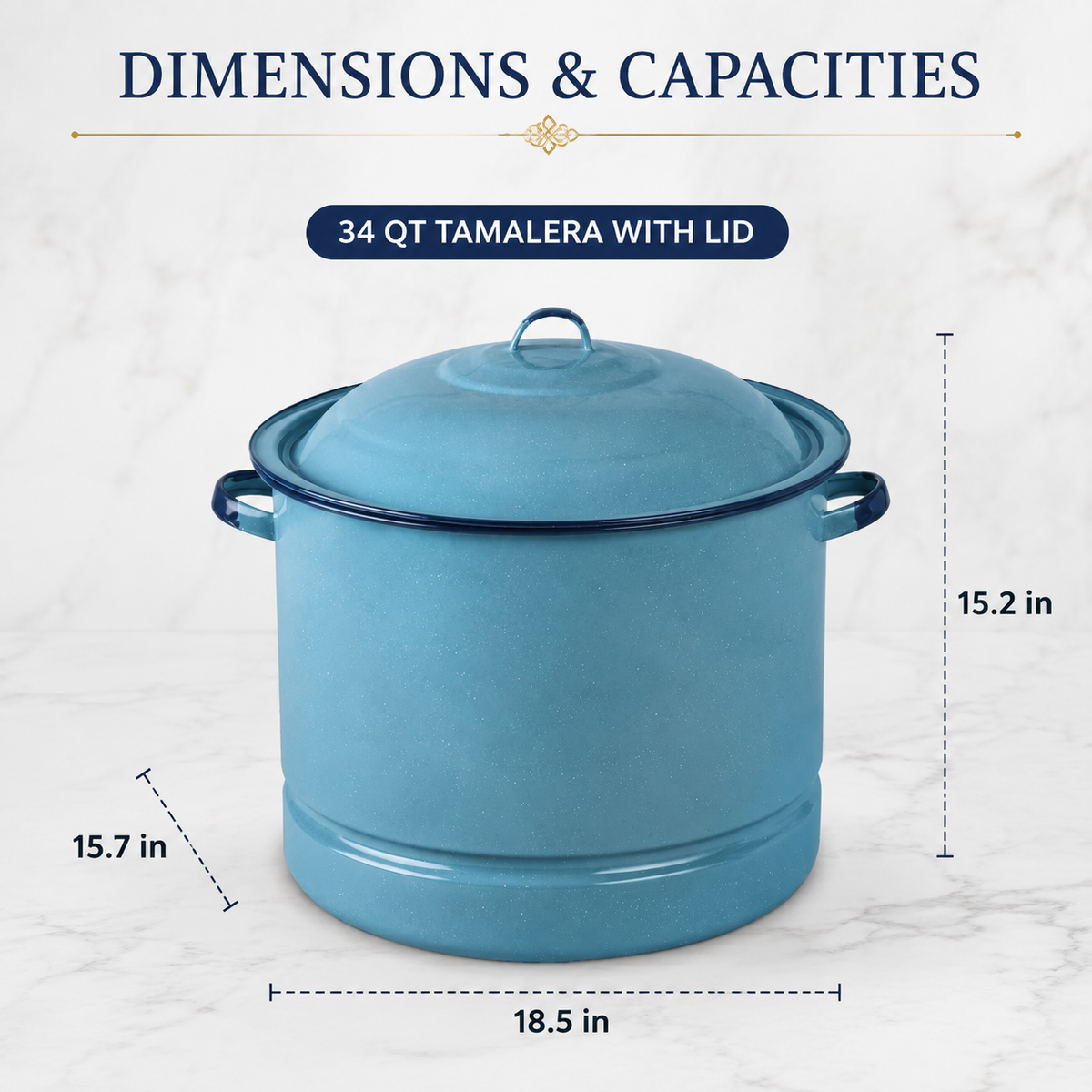 6 Piece Enameled Steel Cookware Set Steamer Dutch Oven Multi Use Dish Kitchen Pots and Pans Set