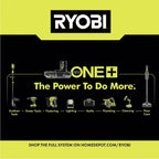 RYOBI ONE+ 18V Cordless 6 - Tool Combo Kit with 1.5 Ah Battery, 4.0 Ah Battery, and Charger