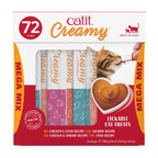 Catit Creamy Lickable Cat Treats Mega Mix, 72 - Count