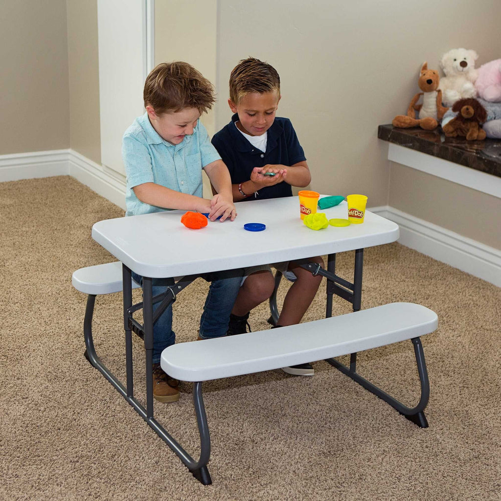Lifetime Children'S Picnic Table, White Granite (60239)