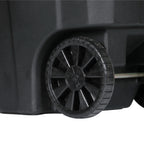 Toter 64 Gallon Black Garbage Can with Wheels and Lid
