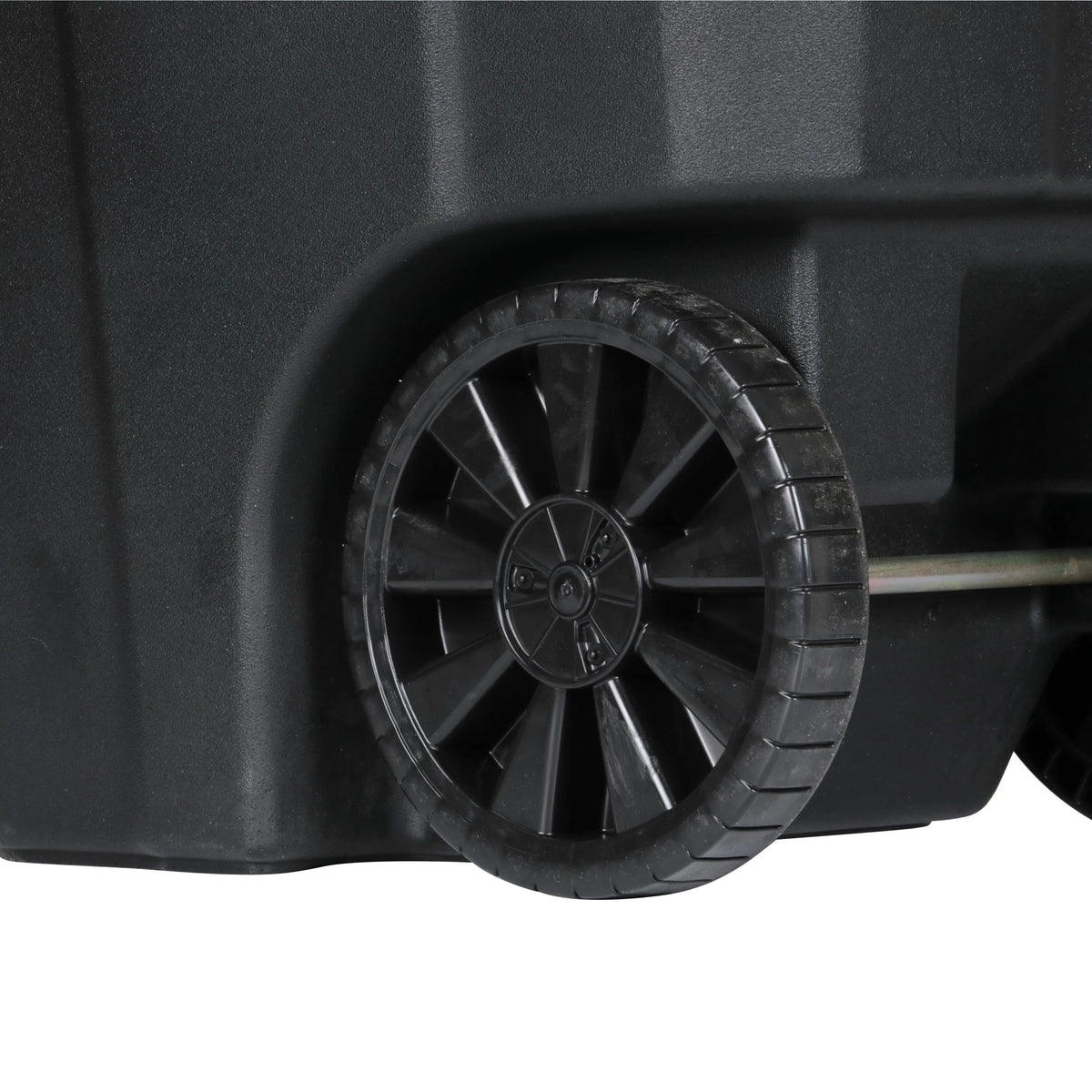 Toter 64 Gallon Black Garbage Can with Wheels and Lid