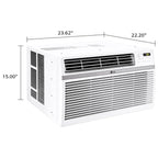 LG 8, 000 BTU 340 Sq Ft Window Air Conditioner with Remote Control, White, LW8016ER