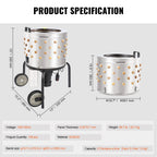 VEVOR 500W Chicken Plucker Machine with 20 Drum