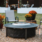 Solo Stove Fire Pit Surround Tabletop, Small Elevation for Ranger and Bonfire Wood Burning Outdoor Fire Pit, Powder