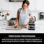 Ninja BN801 Professional Plus Kitchen System 1400 WP 5 Functions for Smoothies Chopping Dough & More with Auto IQ