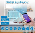 GAOMON Smart 6000 BTU Window Air Conditioner - WiFi - Enabled AC with Remote & App Control, Timer, Sleep Mode, Easy