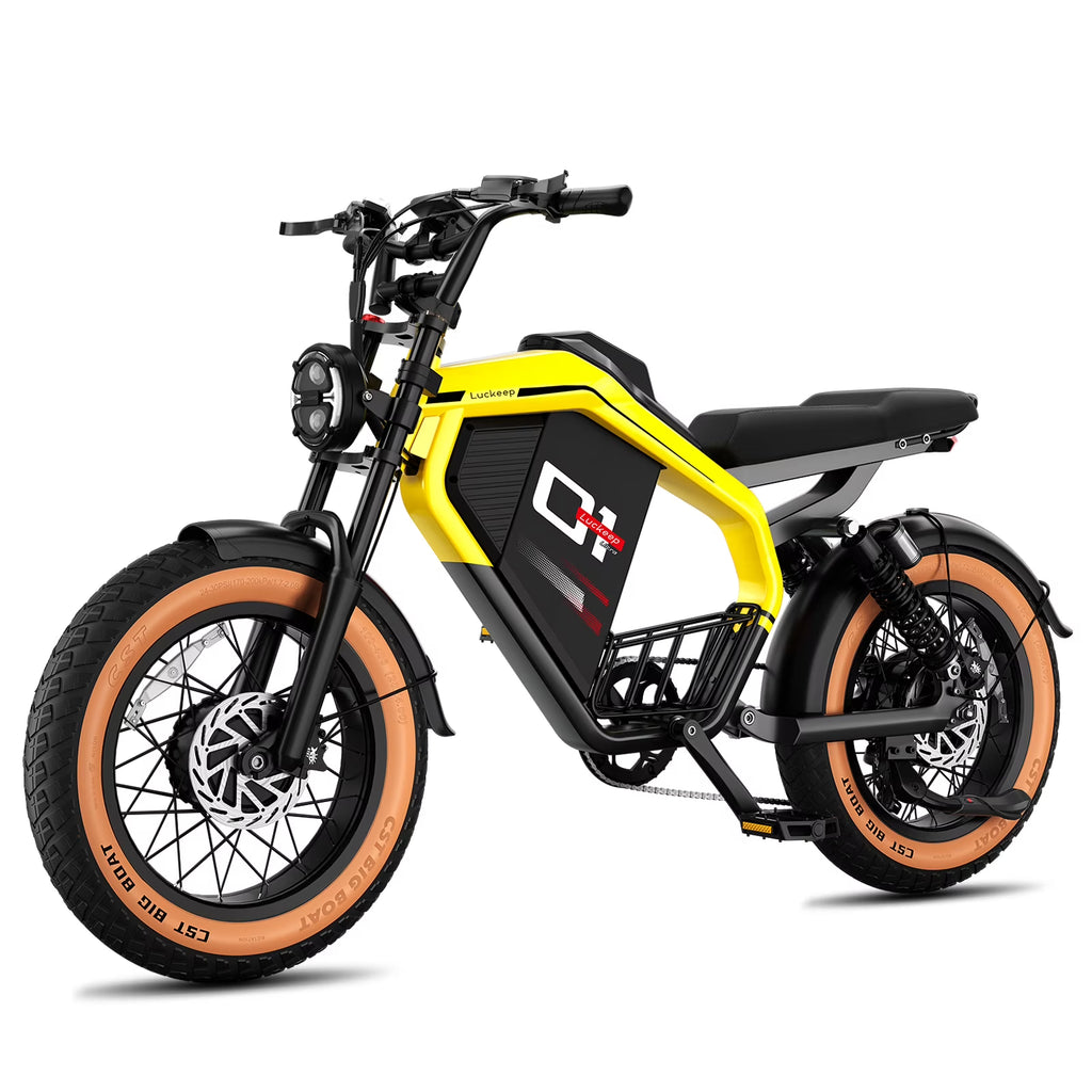 Luckeep M5 Electric Bike for Adults/Teen, 1500W Peak Motor, Max 32MPH, 48V 15AH Battery, Max 60 Miles Electric