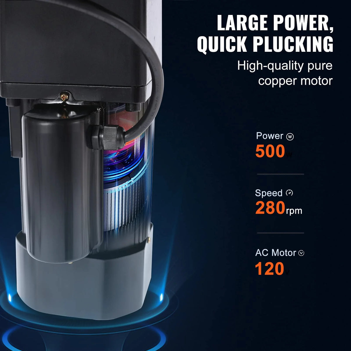 VEVOR 500W Chicken Plucker Machine with 20 Drum