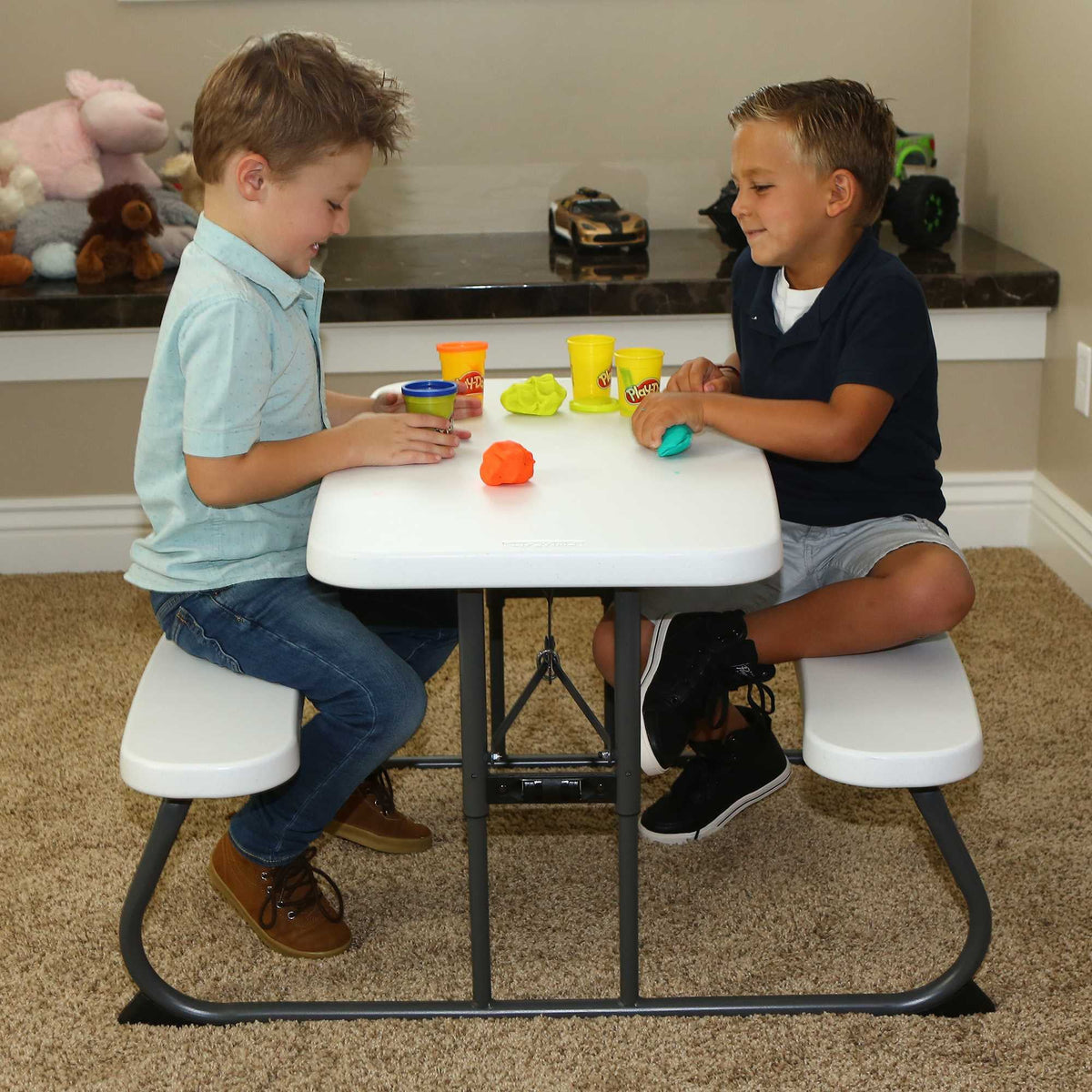 Lifetime Children'S Picnic Table, White Granite (60239)