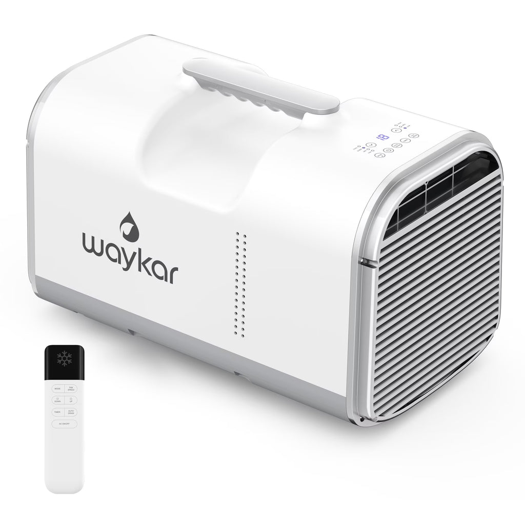 Waykar 4500BTU Portable Air Conditioner for Tent, Camping, RV, 130 Sq. Ft., Low Noise, Remote Control