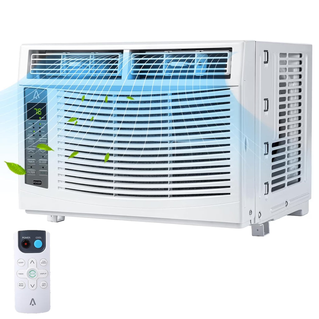 Garvee 5000 BTU Window Air Conditioner, Fast Cooling for Rooms up to 150 Sq. Ft, Window Ac Unit with 7 Level