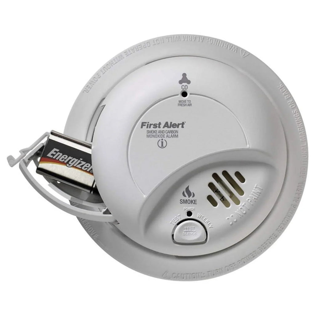 First Alert BRK SC9120B (2 Pack) Smoke & Carbon Monoxide Detector W/ Batt Backup