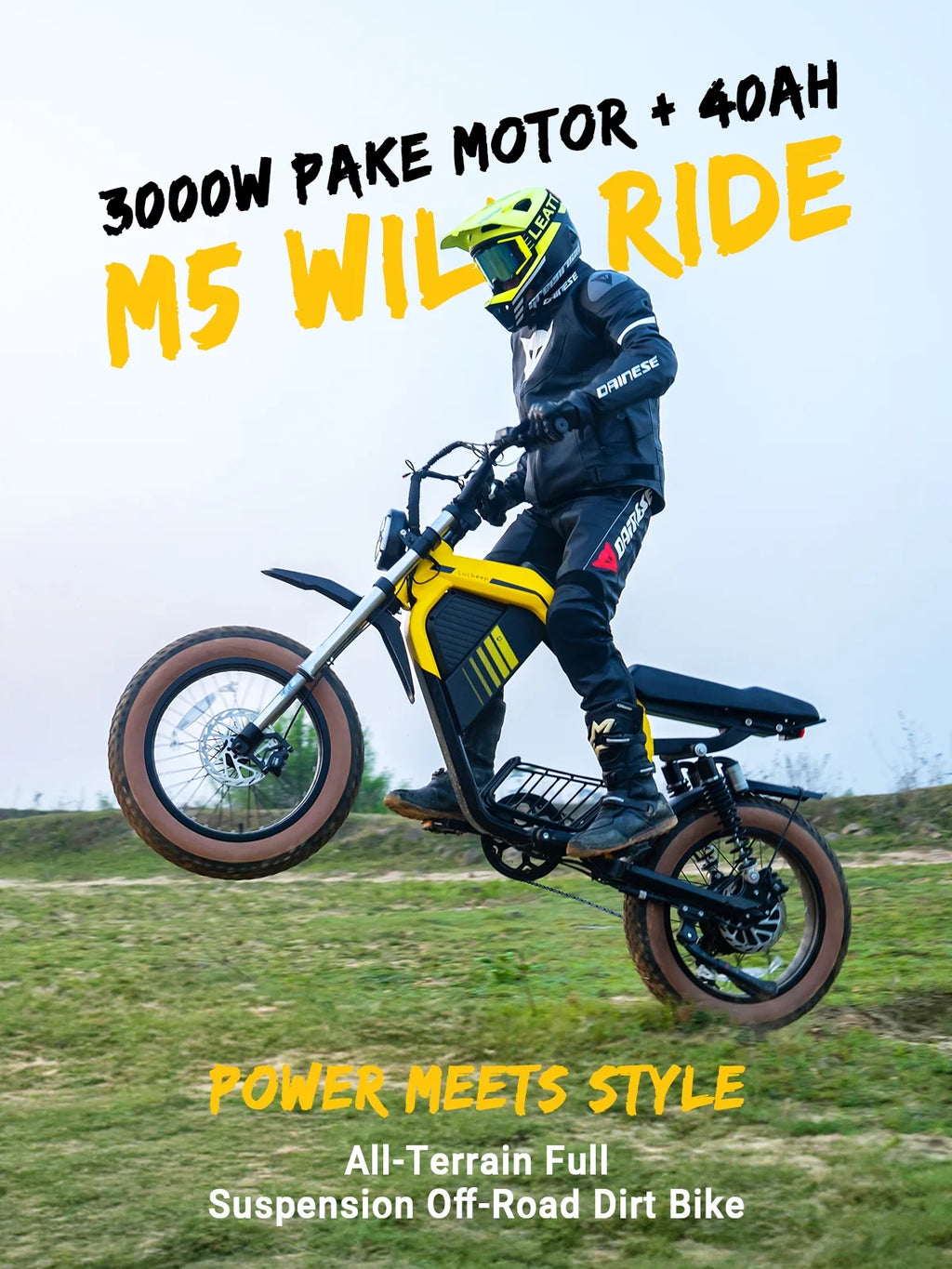 Luckeep M5 Electric Bike for Adults/Teen, 1500W Peak Motor, Max 32MPH, 48V 15AH Battery, Max 60 Miles Electric