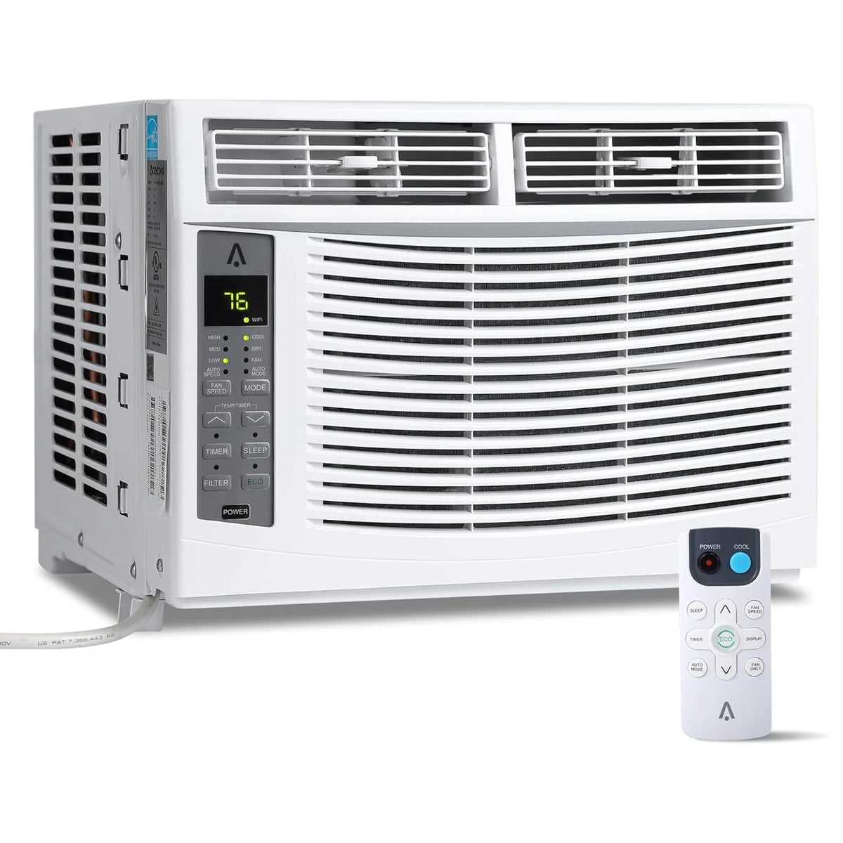 Garvee 5000 BTU Window Air Conditioner, Fast Cooling for Rooms up to 150 Sq. Ft, Window Ac Unit with 7 Level