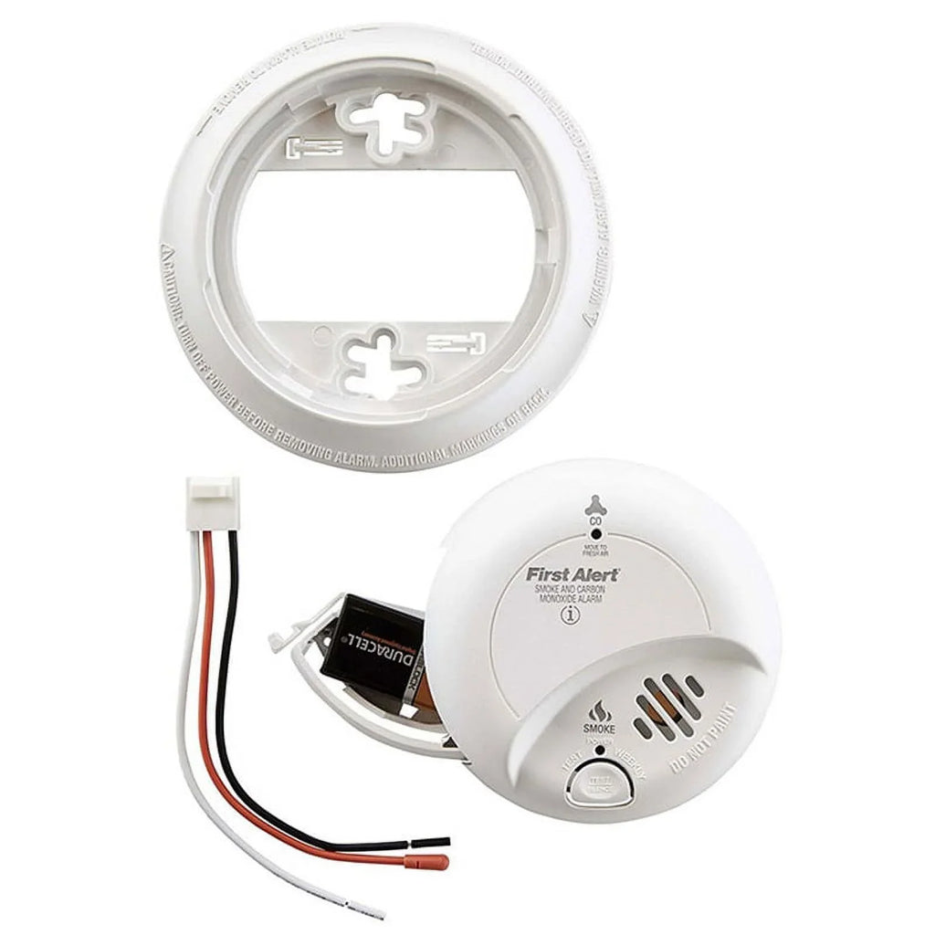 First Alert BRK SC9120B (2 Pack) Smoke & Carbon Monoxide Detector W/ Batt Backup