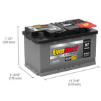 EverStart Platinum AGM Automotive Battery. Group Size H7 / LN4 / 94R 12 Volt. 800 CCA 140 RC - MadeInUSA