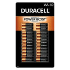 Duracell Coppertop Alkaline AA Batteries, 40 - Count