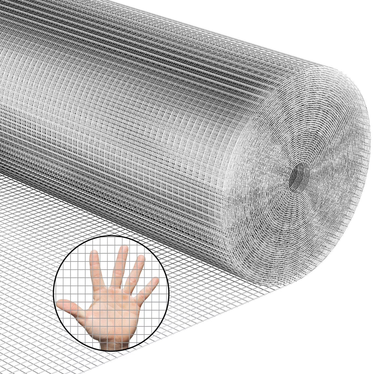 DWALE 48inx100ft 19 Gauge Heavy Duty Galvanized Wire Fence