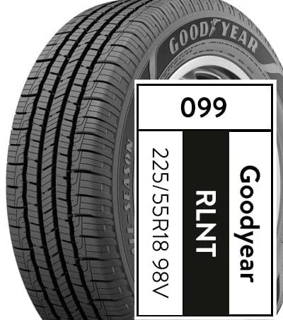Goodyear Reliant All - Season 225/55R18 98V Tire