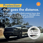 (3 Pack) Shell Rotella T6 Full Synthetic 15W - 40 Motor Oil, 1 Gallon (3 Pack)