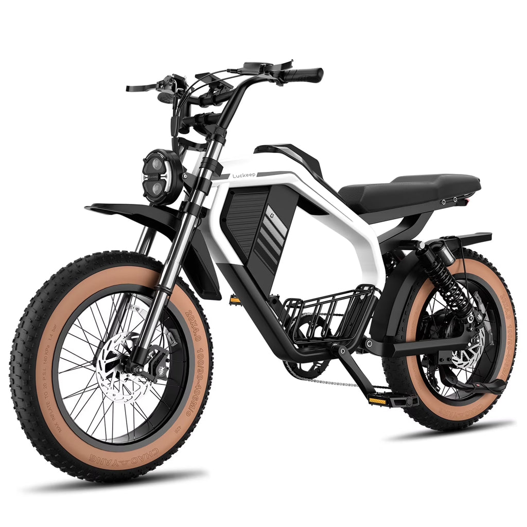 Luckeep M5 Electric Bike for Adults/Teen, 1500W Peak Motor, Max 32MPH, 48V 15AH Battery, Max 60 Miles Electric