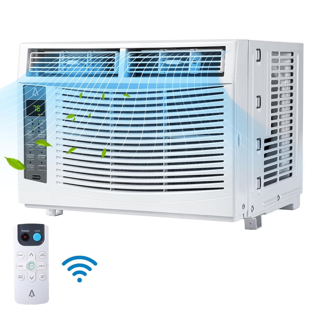 Garvee 5000 BTU Window Air Conditioner, Fast Cooling for Rooms up to 150 Sq. Ft, Window Ac Unit with 7 Level