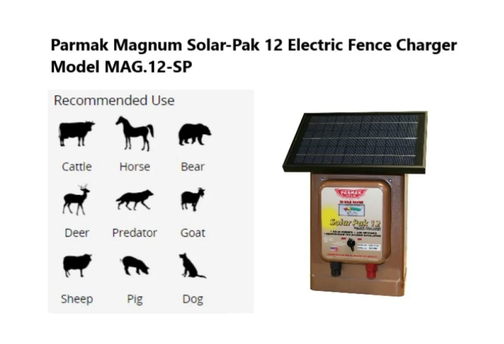Parmak Precision MAG12SP 12 Volt Magnum Solar Fencer