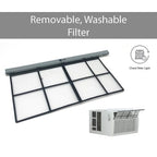 LG 8, 000 BTU 340 Sq Ft Window Air Conditioner with Remote Control, White, LW8016ER