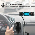 MB1 CB Radio[with CB Antenna], AM/FM CB Mobile Radio Bundle with Coaxial Cable, 40 Channel Base Station, Noise