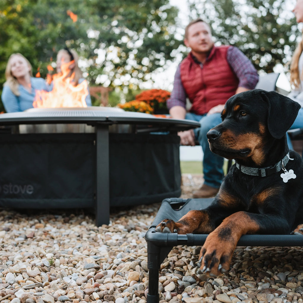 Solo Stove Fire Pit Surround Tabletop, Small Elevation for Ranger and Bonfire Wood Burning Outdoor Fire Pit, Powder