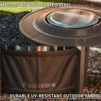 Solo Stove Fire Pit Surround Tabletop, Small Elevation for Ranger and Bonfire Wood Burning Outdoor Fire Pit, Powder