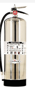 Amerex 2.5 Gal Water Fire Extinguisher with Schrader Valve