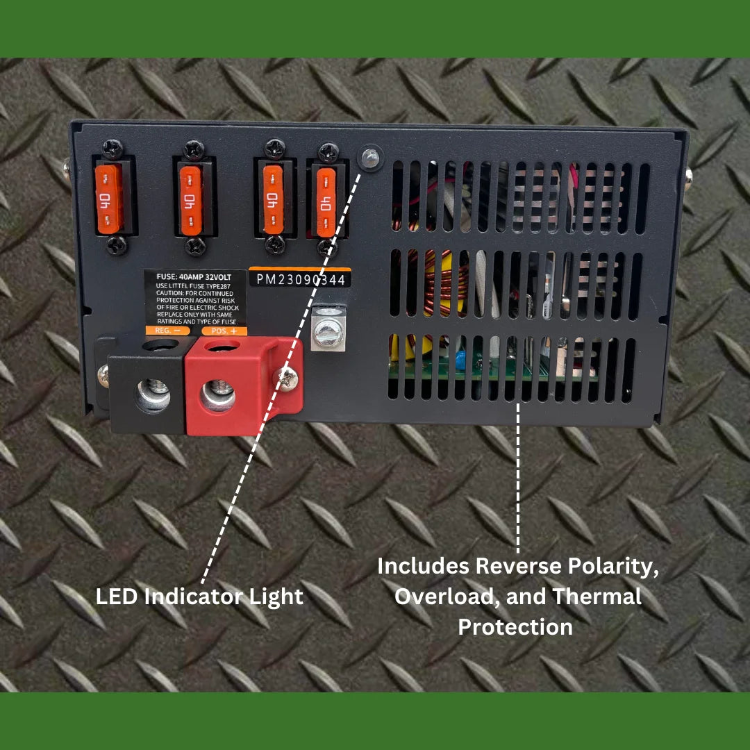 Powermax USA 100A 12V - 110V Smart Automotive Battery Charger