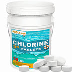 50 lb Pool & Spa Chlorine Tablets Pool Supplies 50 Pounds 3 in Chlorine Stabilizer Hot Tubs Bathtub Chlorinating Tablets