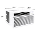 LG 8, 000 BTU 340 Sq Ft Window Air Conditioner with Remote Control, White, LW8016ER