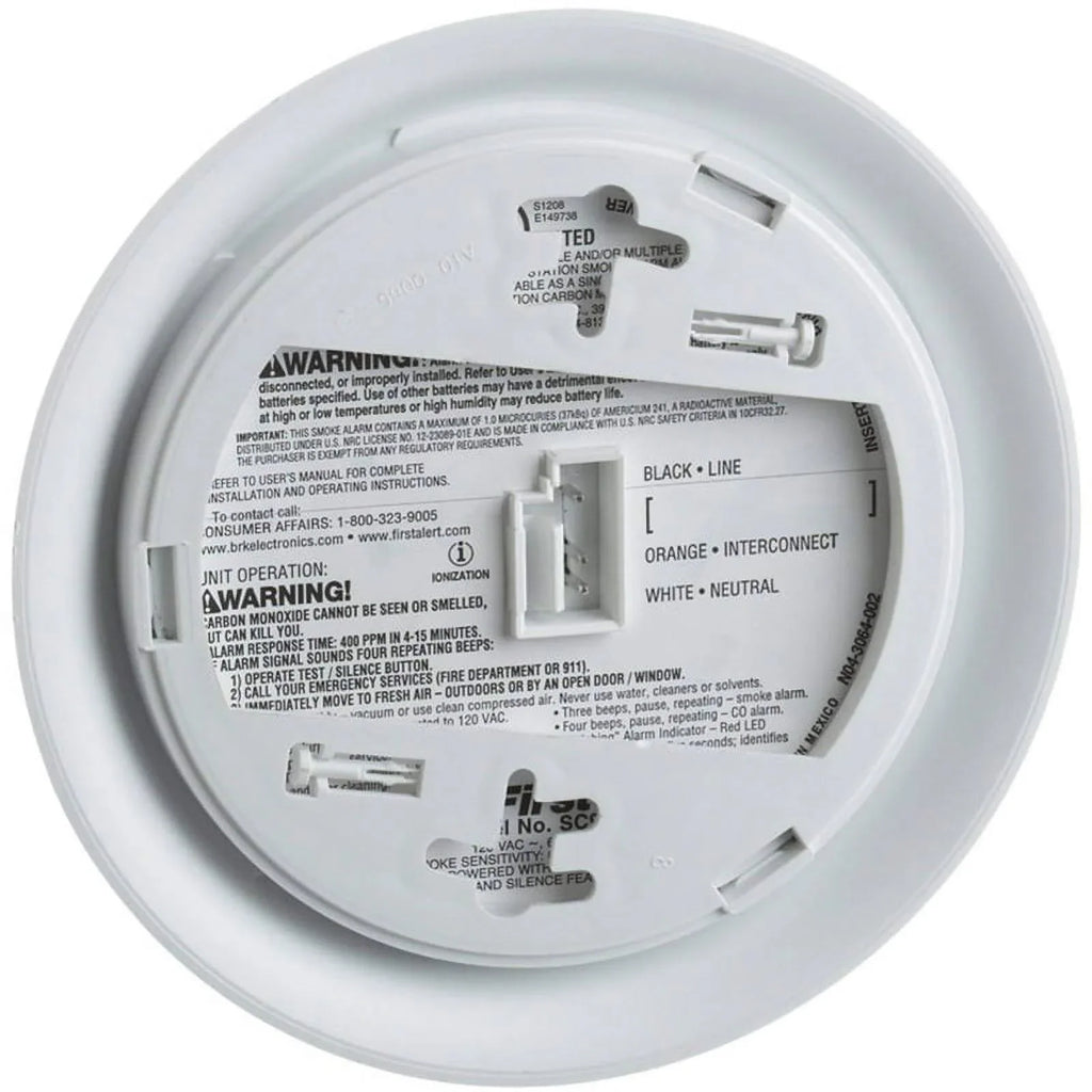 First Alert BRK SC9120B (2 Pack) Smoke & Carbon Monoxide Detector W/ Batt Backup