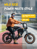 Luckeep M5 Electric Bike for Adults/Teen, 1500W Peak Motor, Max 32MPH, 48V 15AH Battery, Max 60 Miles Electric