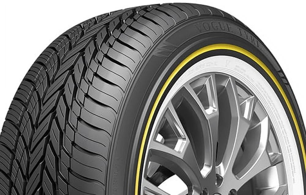 2 Vogue Tyres Custom Built Radial 235/55R17 99H White/Gold Sidewall Tires 460AA 0.3080.931 / 235/55/17 / 2355517