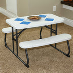 Lifetime Children'S Picnic Table, White Granite (60239)