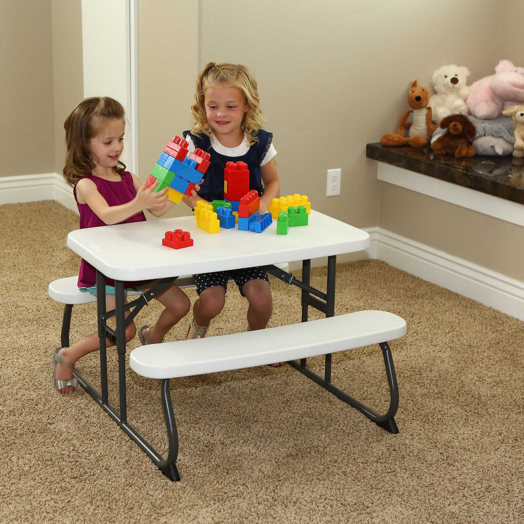 Lifetime Children'S Picnic Table, White Granite (60239)