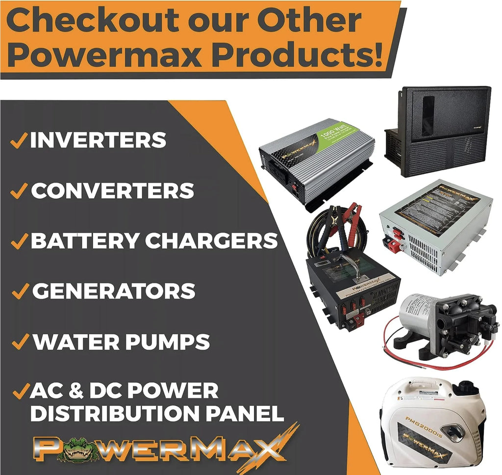 Powermax USA 100A 12V - 110V Smart Automotive Battery Charger