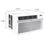 LG 8, 000 BTU 340 Sq Ft Window Air Conditioner with Remote Control, White, LW8016ER