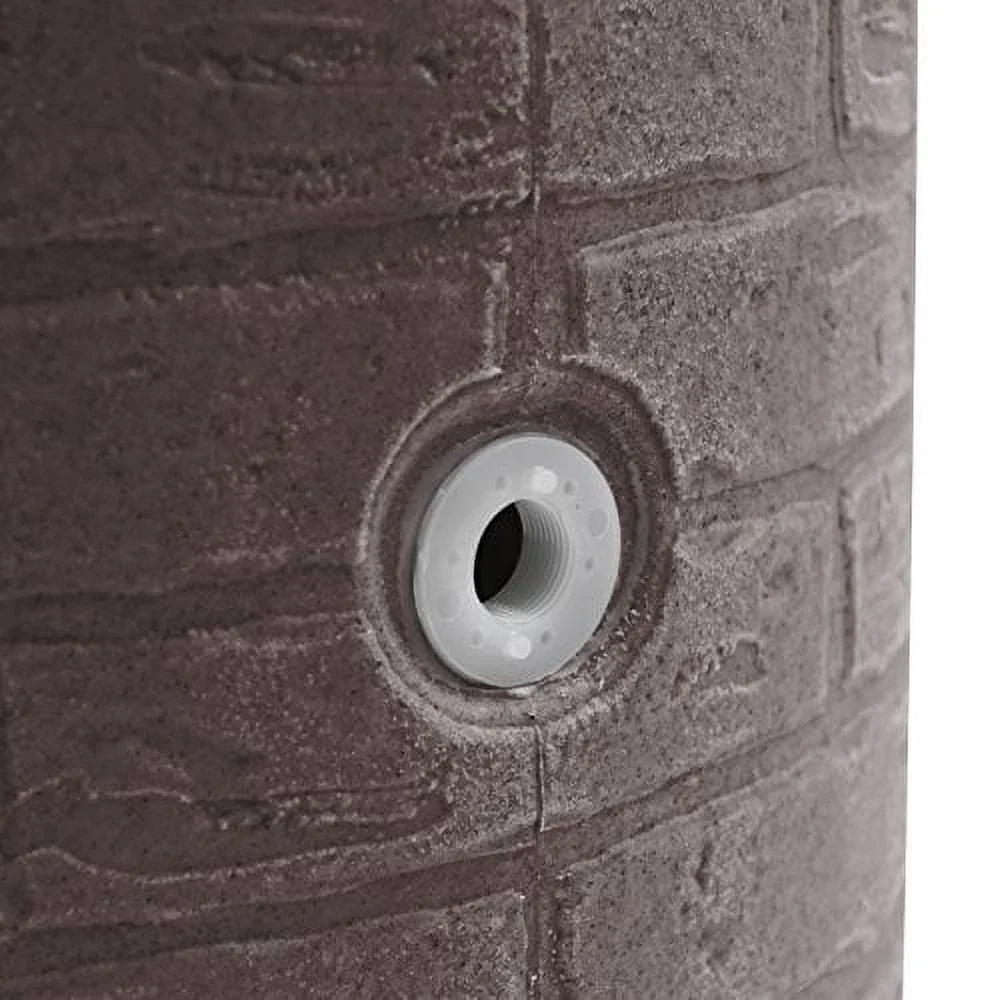 Good Ideas IMP - D50 - DAR Impressions Downton Rain Saver Rain Barrel, 50 Gallon, Dark Granite