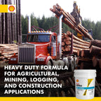 Shell Rotella T4 Triple Protection 15W - 40 Diesel Motor Oil, 5 Gallon Pail