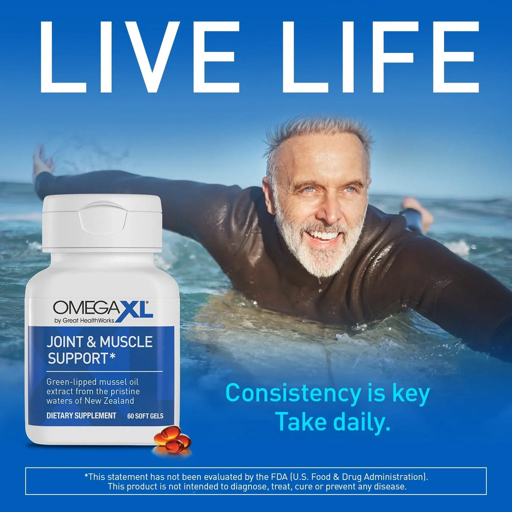 Omegaxl, Supplement Green - Lipped Mussel Oil - 60 Softgels