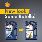 (3 Pack) Shell Rotella T6 Full Synthetic 15W - 40 Motor Oil, 1 Gallon (3 Pack)