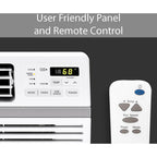 LG 8, 000 BTU 340 Sq Ft Window Air Conditioner with Remote Control, White, LW8016ER